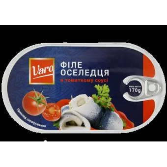 Філе оселедця в томатному соусі